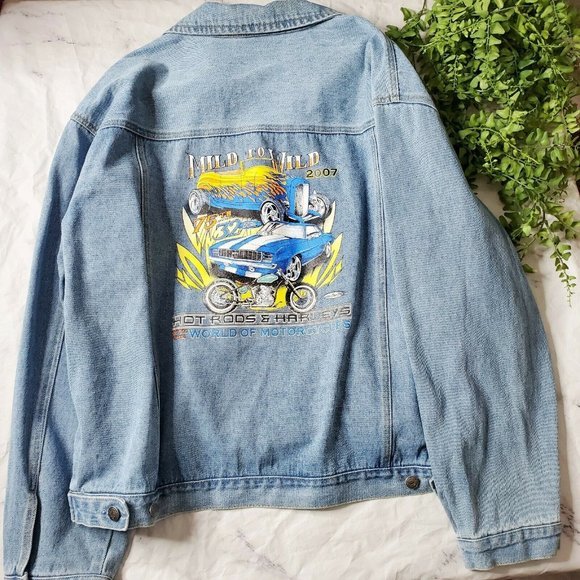 Graphic Denim Jackets